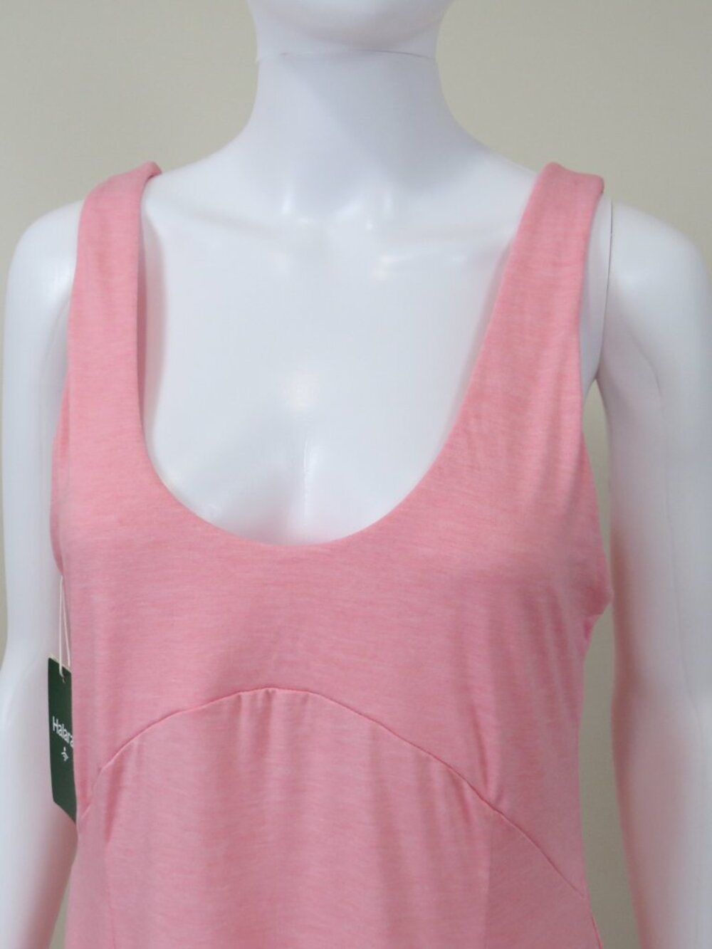NEW Halara U Neck Flowy Maxi Casual Tank Dress SIZE Medium Pink - Picture 2 of 11
